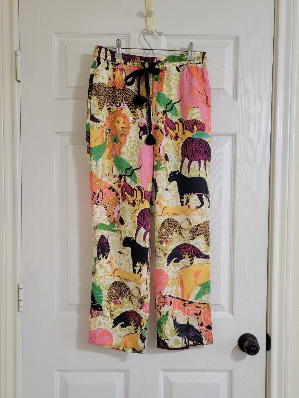 J. Crew Ratti Safari Pants Jungle Critters - Picture 5 of 7